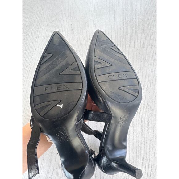 LifeStride Black Everyday Heels Strappy Quiet Luxury Old Money (A) - Picture 4 of 5